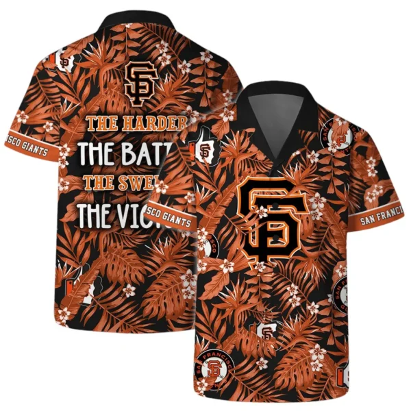 San Francisco Giants Victory Slogan Aloha Hawaiian Shirt for Men And Women
