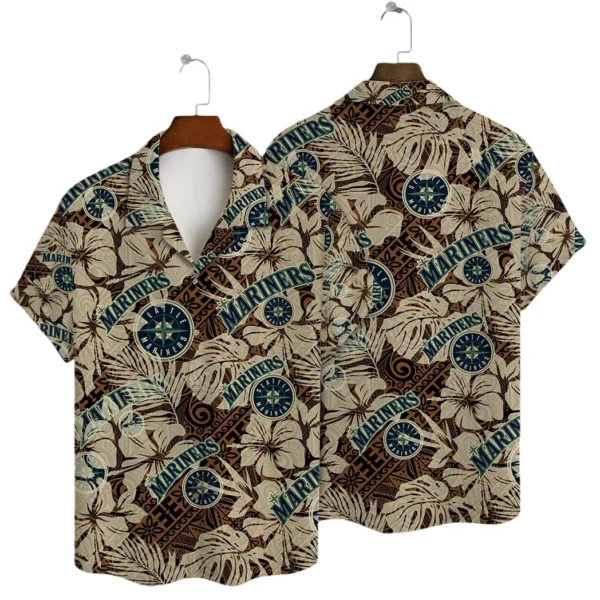 Seattle Mariners Coastal Breeze Aloha Hawaiian Shirt for Men And Women