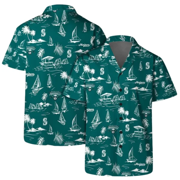 Seattle Mariners Island Vibes Aloha Hawaiian Shirt for Men And Women
