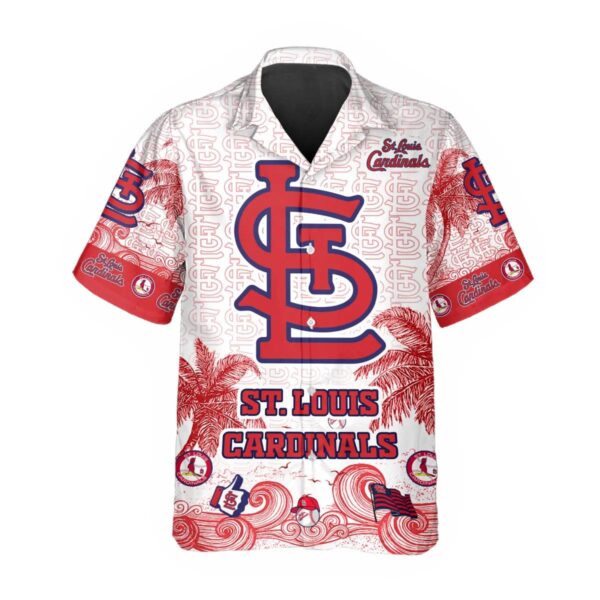 St. Louis Cardinals Ocean Waves Aloha Hawaiian Shirt for Men And Women