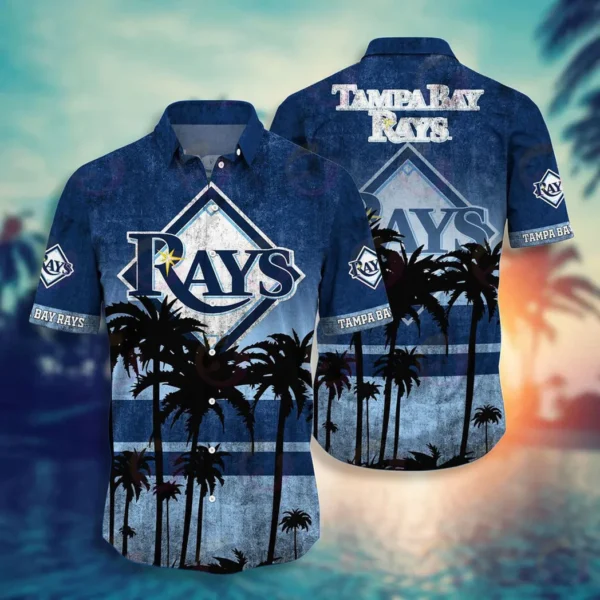 Tampa Bay Rays Sunset Palms Aloha Hawaiian Shirt for Men And Women