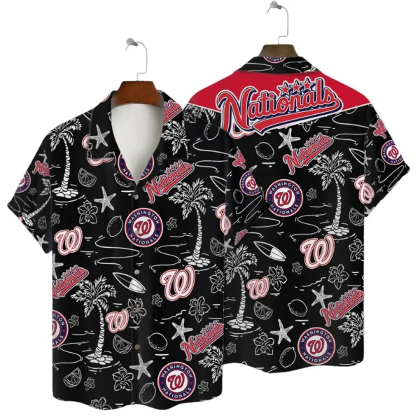 Washington Nationals Island Paradise Aloha Hawaiian Shirt for Men And Women