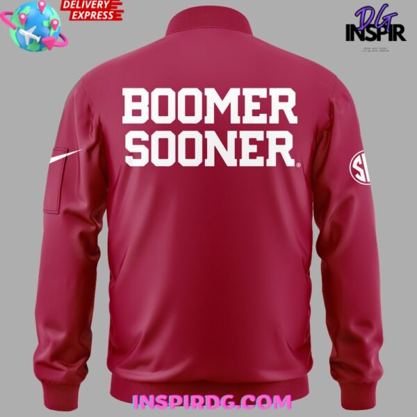 Oklahoma Basketball Boomer Sooner Special Bomber Jacket - Image 3