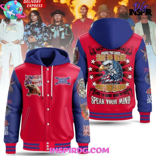 Lynyrd Skynyrd Sweet Home Alabama Hooded Varsity Jacket