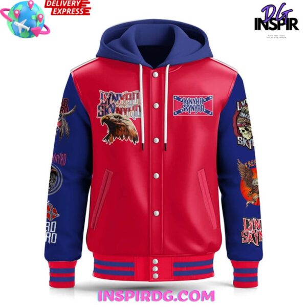 Lynyrd Skynyrd Sweet Home Alabama Hooded Varsity Jacket - Image 3