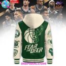 Milwaukee Bucks Fear The Deer Hooded Varsity Jacket