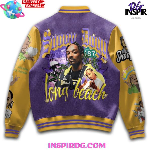 Snoop Dogg Long Beach Special Edition Varsity Jacket - Image 4