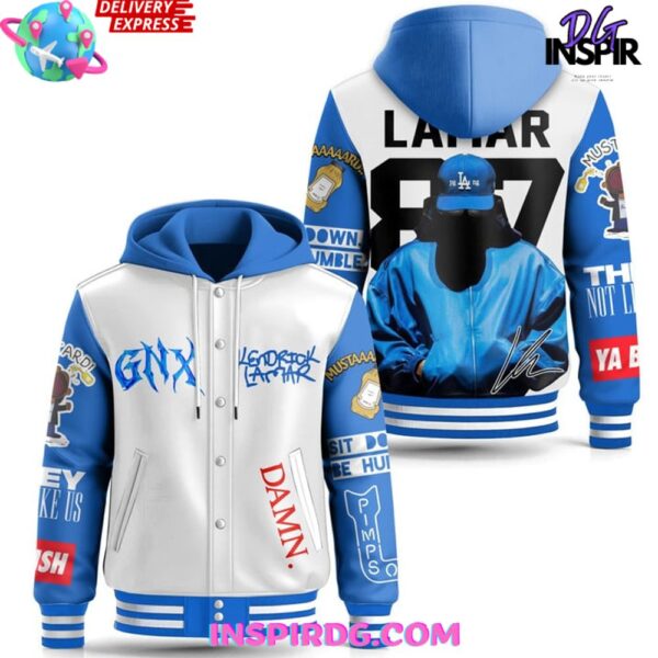 Kendrick Lamar GNX Limited Edition Hooded Varsity Jacket - Image 2