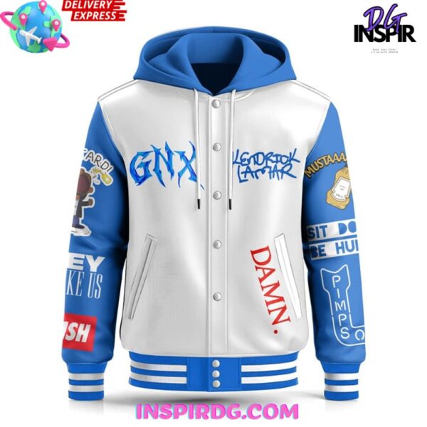 Kendrick Lamar GNX Limited Edition Hooded Varsity Jacket - Image 3