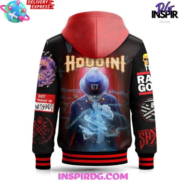 Eminem Houdini "The Death of Slim Shady" Hooded Varsity Jacket - Image 4