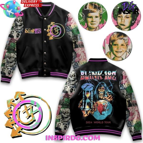 Blink-182 World Tour 2024 Special Varsity Jacket