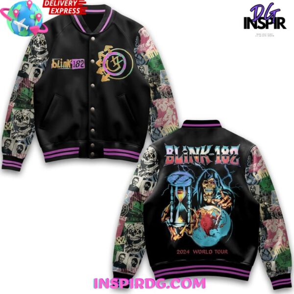 Blink-182 World Tour 2024 Special Varsity Jacket - Image 2