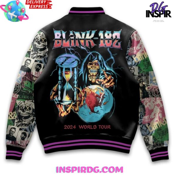 Blink-182 World Tour 2024 Special Varsity Jacket - Image 4