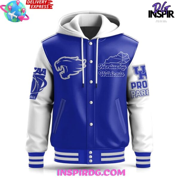 Kentucky Wildcats Proud Parent Hooded Varsity Jacket - Image 3