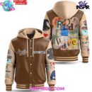 Rod Wave Last Love Brown Hooded Varsity Jacket