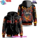 Ghost Band Flame Limited Edition Hooded Varsity Jacket