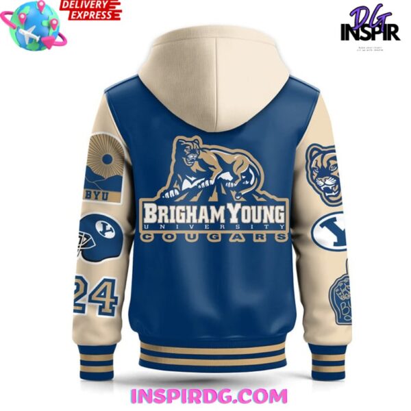 BYU Cougars Limited Hooded Varsity Jacket - Image 4