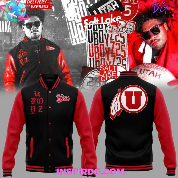 Utah Utes Football Sione Motuapuaka Edition Varsity Jacket