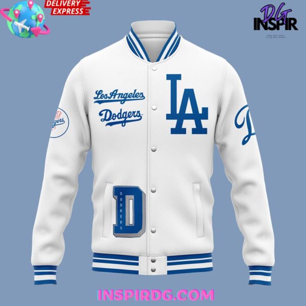 Los Angeles Dodgers 8-Time World Series Champions Special White Jacket - Image 2
