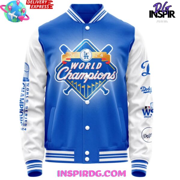 Los Angeles Dodgers x World Series Champions 2024 Blue Jacket - Image 2