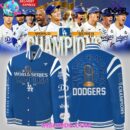 Los Angeles Dodgers World Series Champions 2024 Blue Baseball Jacket