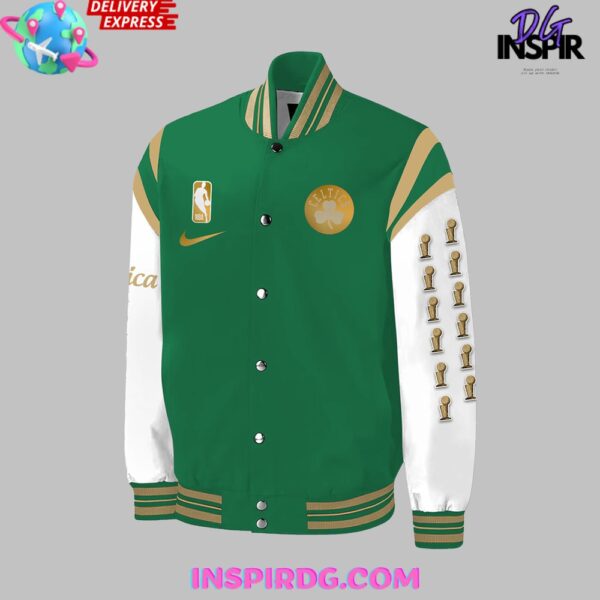 Boston Celtics 18X NBA Champions Special Green Jacket - Image 2