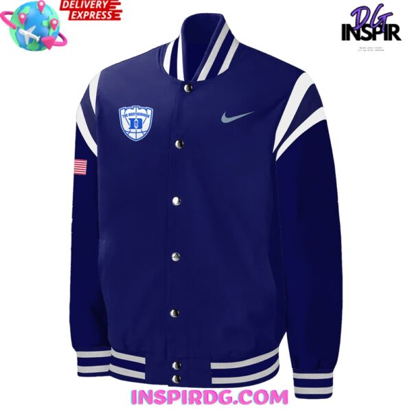 Duke Blue Devils The Brotherhood 2024 Baseball Jacket - Image 2