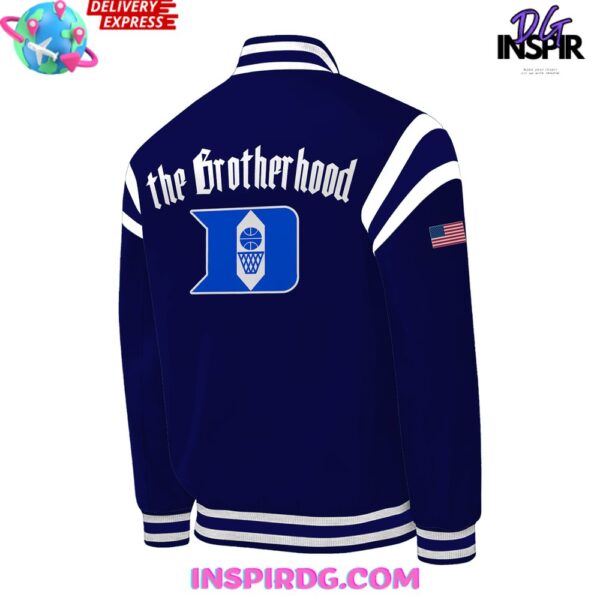 Duke Blue Devils The Brotherhood 2024 Baseball Jacket - Image 3
