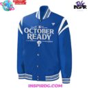 Philadelphia Phillies October Ready Postseason 2024 Blue Baseball Jacket