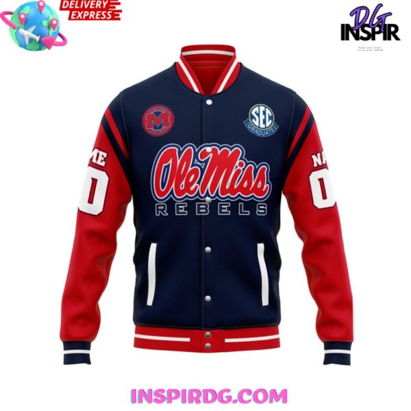 Ole Miss Rebels Hotty Toddy Baseball Jacket - Image 3