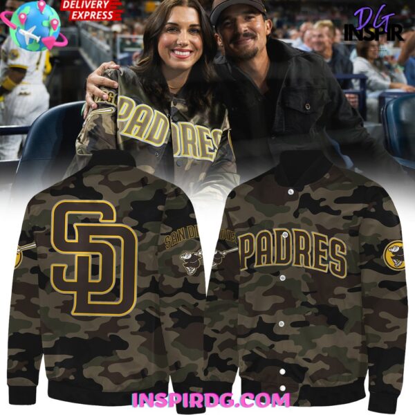 San Diego Padres Camo 2024 Baseball Jacket