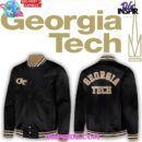 Georgia Tech Football 2024 Black Baseball Jacket
