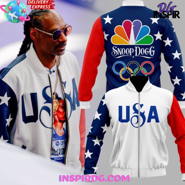 Snoop Dogg USA Team Olympics Bomber Jacket