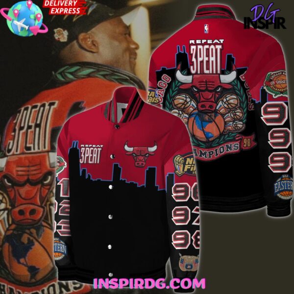 Michael Jordan Chicago Bulls 2024 Baseball Jacket