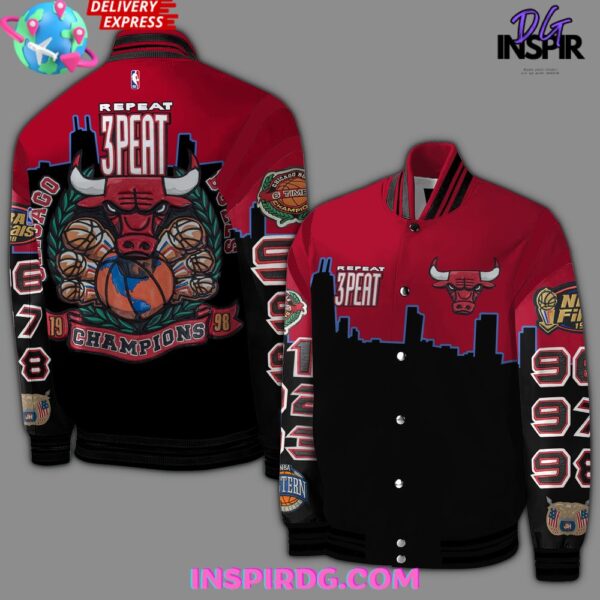 Michael Jordan Chicago Bulls 2024 Baseball Jacket - Image 2