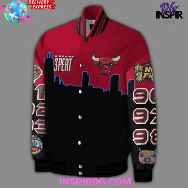 Michael Jordan Chicago Bulls 2024 Baseball Jacket - Image 3