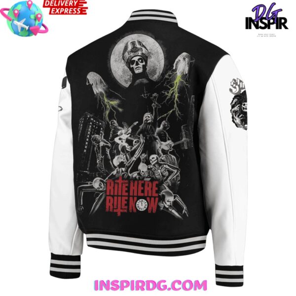 Ghost Rite Here Rite Now Baseball Jacket - Image 3