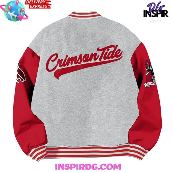 OVO x NCAA Alabama Crimson Varsity Jacket - Image 3