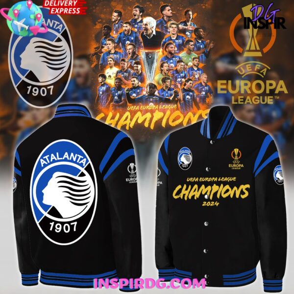 Atalanta BC UEFA Europa League Champions 2024 Baseball Jacket