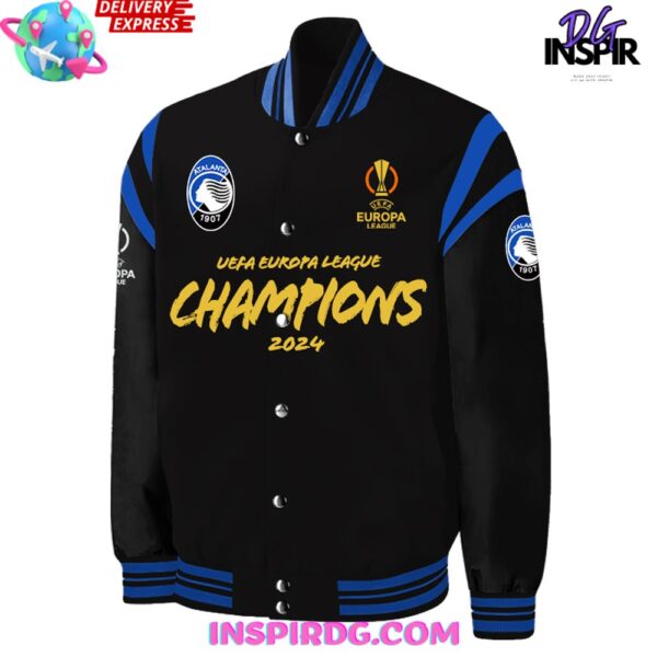 Atalanta BC UEFA Europa League Champions 2024 Baseball Jacket - Image 2