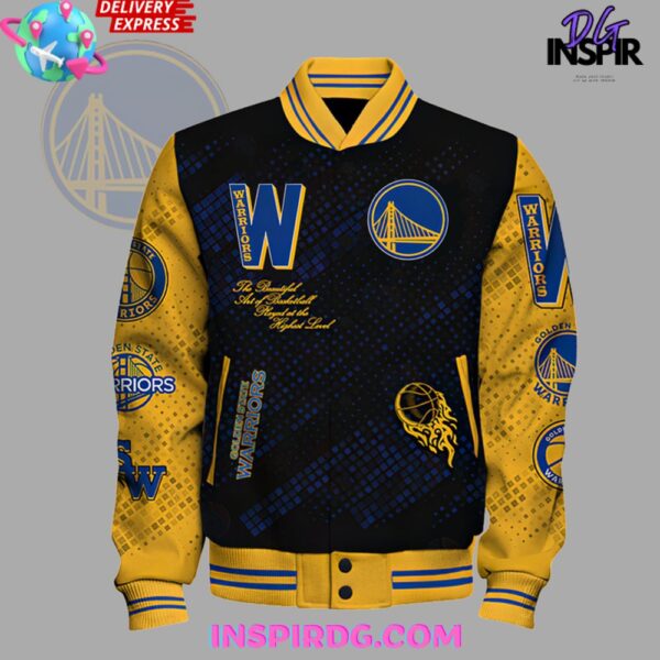 NBA Golden State Warriors Stephen Curry Bomber Jacket - Image 2