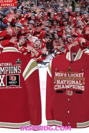 Denver Hockey Wins 2024 NCAA Championship Bomber Jacket