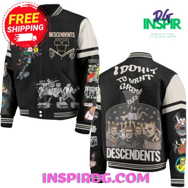 he Descendents "I Don't Want To Grow Up" Baseball Jacket