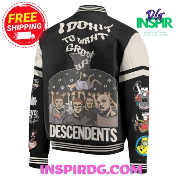 he Descendents "I Don't Want To Grow Up" Baseball Jacket - Image 3