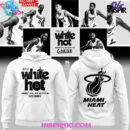 Miami Heat 2025 White Hot Playoffs Hoodie