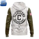 Cleveland Guardians Armed Forces Limited Edition Hoodie And Hat