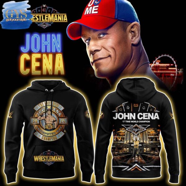 John Cena 17-Time World Champion WWE Limited Edition Hoodie