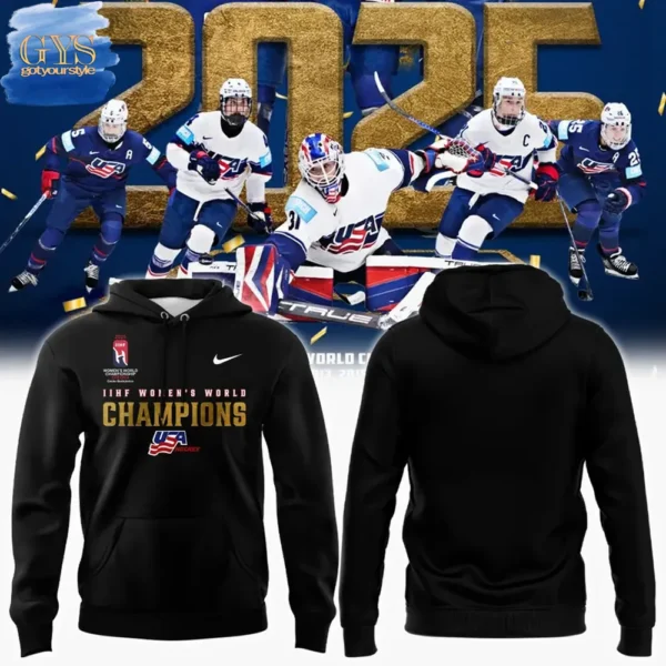 USA Hockey IIHF Women's World Champions 2025 Hoodie - Gotyourstyle