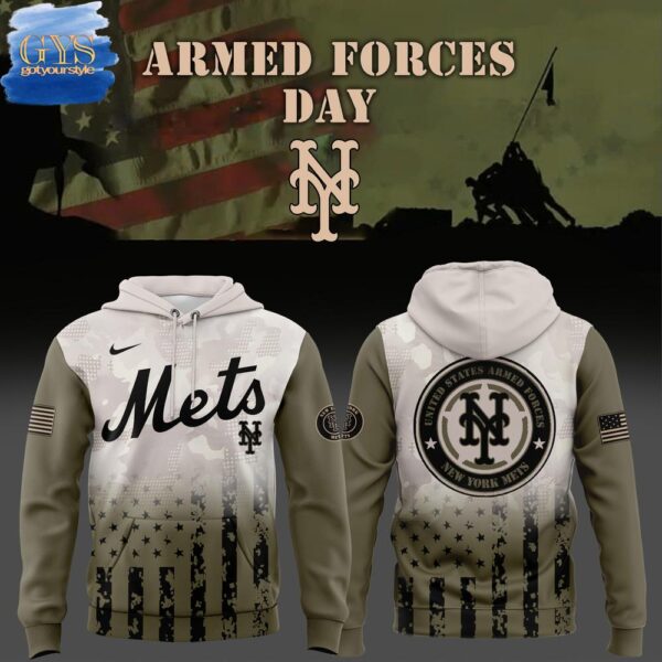 New York Mets Armed Forces Day Hoodie 2025 T-shirt