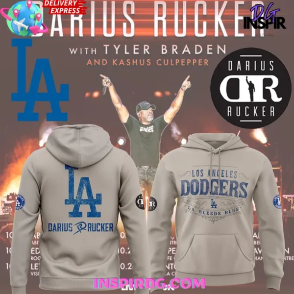 Los Angeles Dodgers Darius Rucker Collection 2025 Hoodie T-shirt